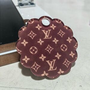 Designer Tumbler Brown Mono Lid Topper 40oz